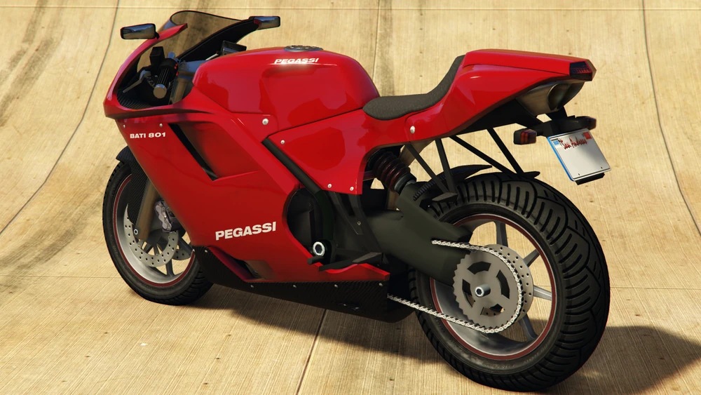 Pegassi Bati 801 — góc chéo sau