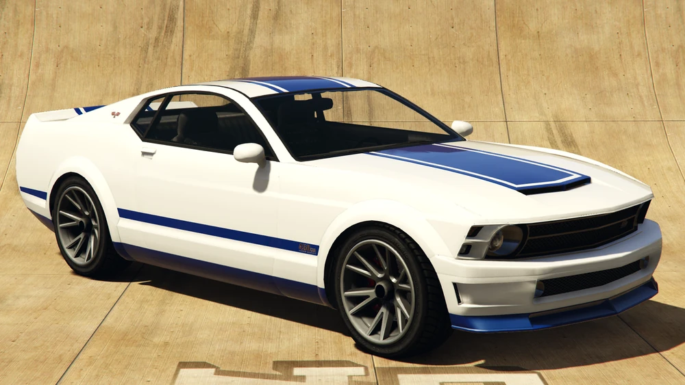 Vapid Dominator — góc chéo trước